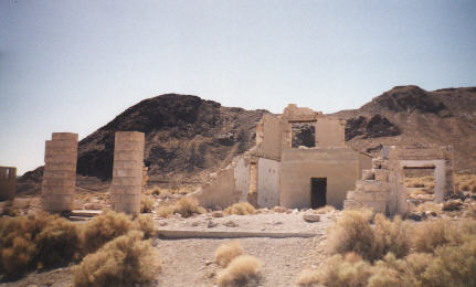 this was the first major building in Rhyolite