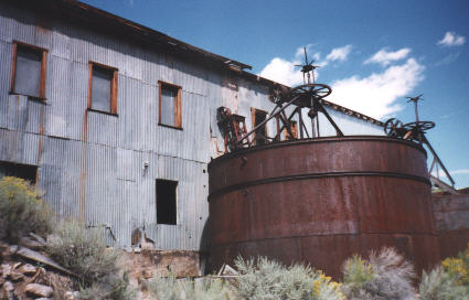 these ore processing tanks held water and ore